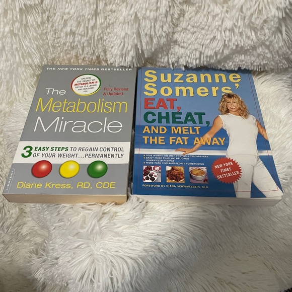 The Metabolism Miracle and Suzanne Somers Eat,Cheat,Melt Fat Away Books - Picture 1 of 2